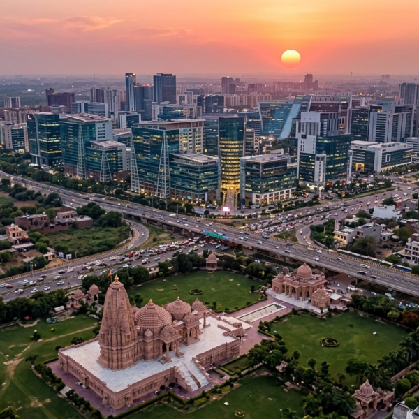 best places to visit in Gurgaon city view